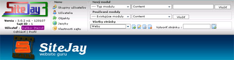 Hlavný kontrolný panel Hlavný kontrolný panel